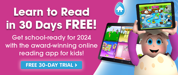 Learn for 30 Days FREE! Get school-ready for 2024 with the award-winning online reading app for kids! FREE 30-DAY TRIAL.